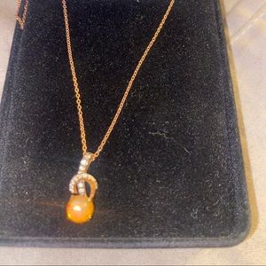 La Vian Opal necklace 14k